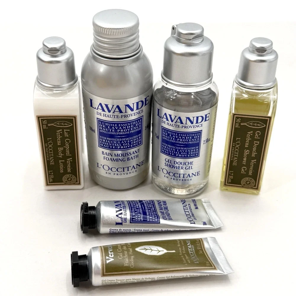 L'Occitane En Provence Travel Size 7pc Gift Set In Travel Bag - Best of Harvests